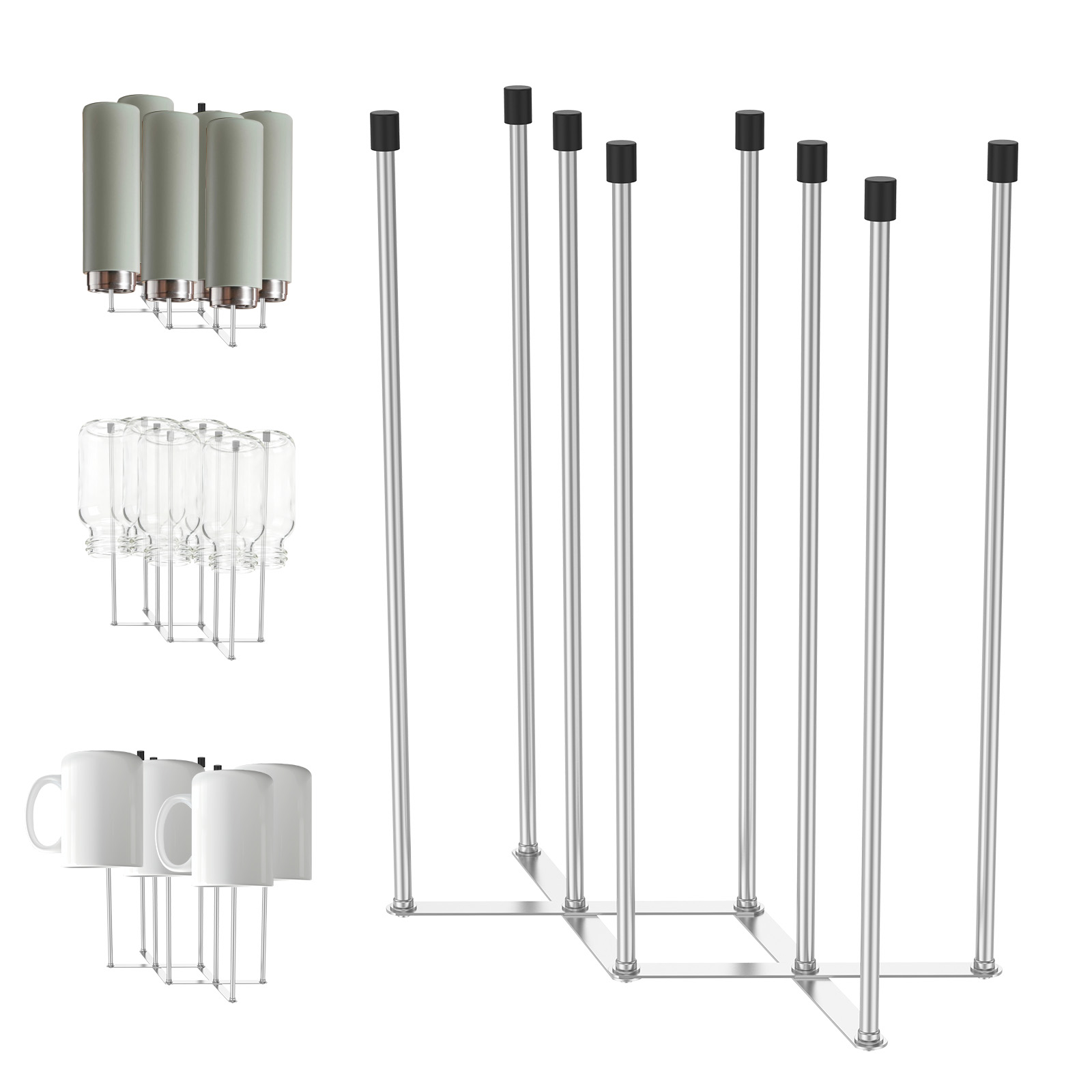 Baby Products Sale - Foldable Baby Bottle Drying Rack Stainless