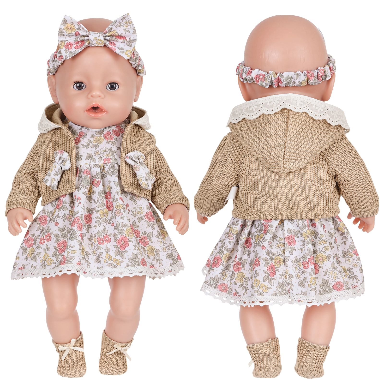 Cute Doll Clothes for 16-18 In - Baby Products Set incelemesi ve fiyatı