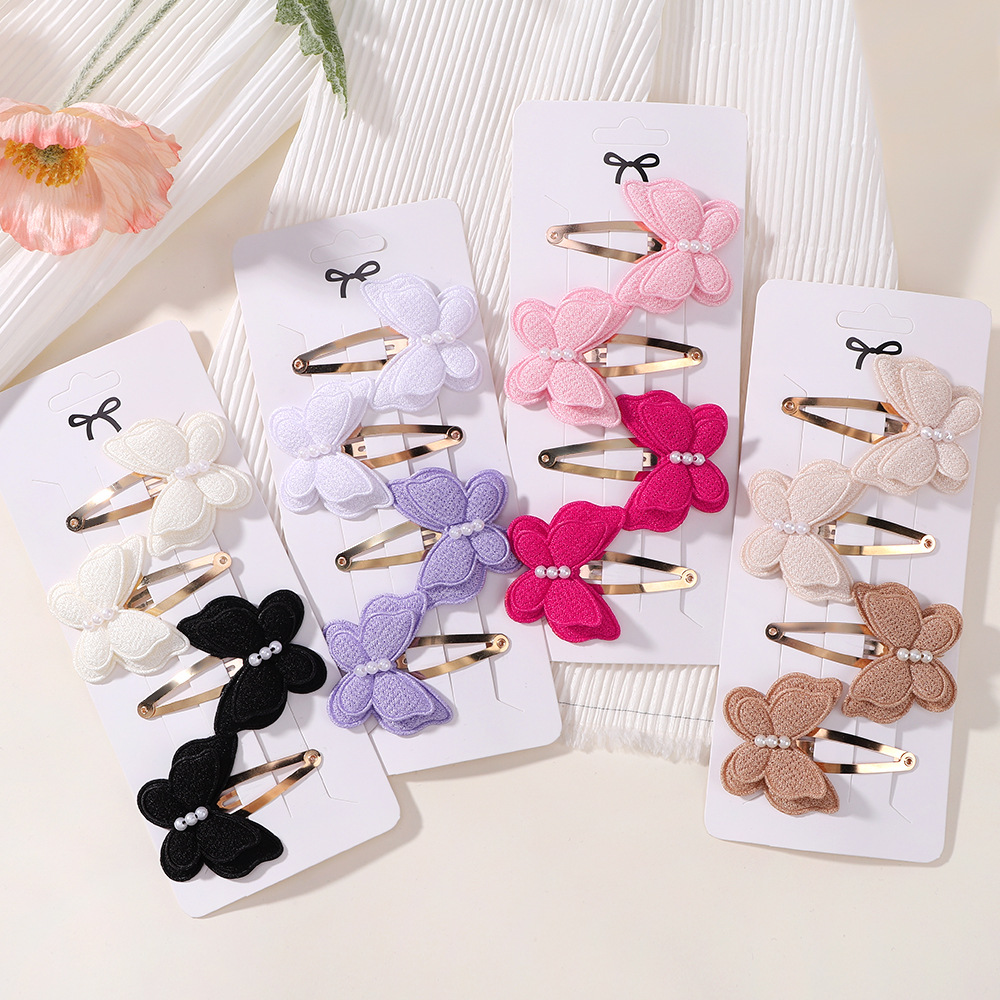4Pcs/set Butterfly Hair Clip S - Baby Products Set incelemesi ve fiyatı