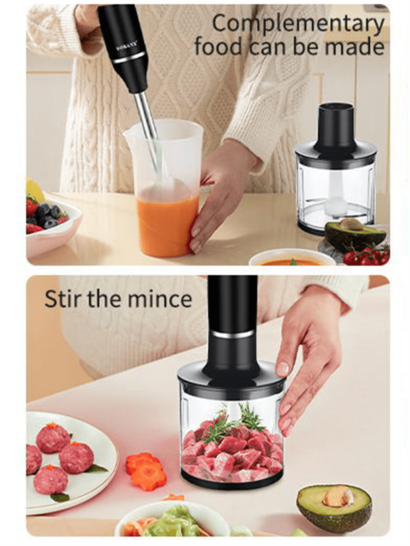 SOKANY 1714 Immersion Hand Ble - Baby Food Maker Blender incelemesi ve fiyatı