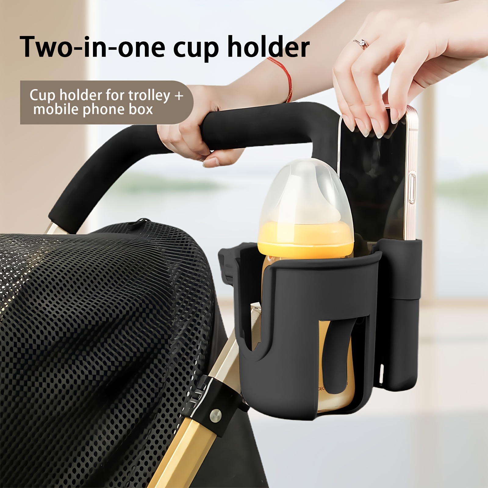 2-in-1 Stroller Cup Holder & P - Stroller Accessories incelemesi ve fiyatı