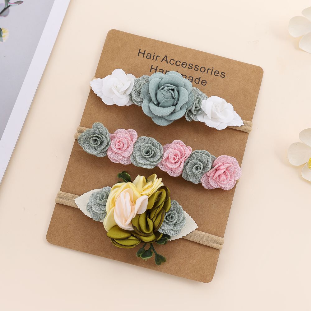 3pcs Baby Girl Headband set Cu - Baby Products Set incelemesi ve fiyatı