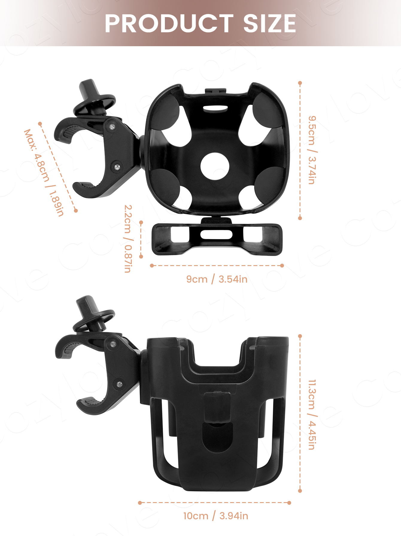 Large Size Stroller Cup Holder - Stroller Accessories incelemesi ve fiyatı